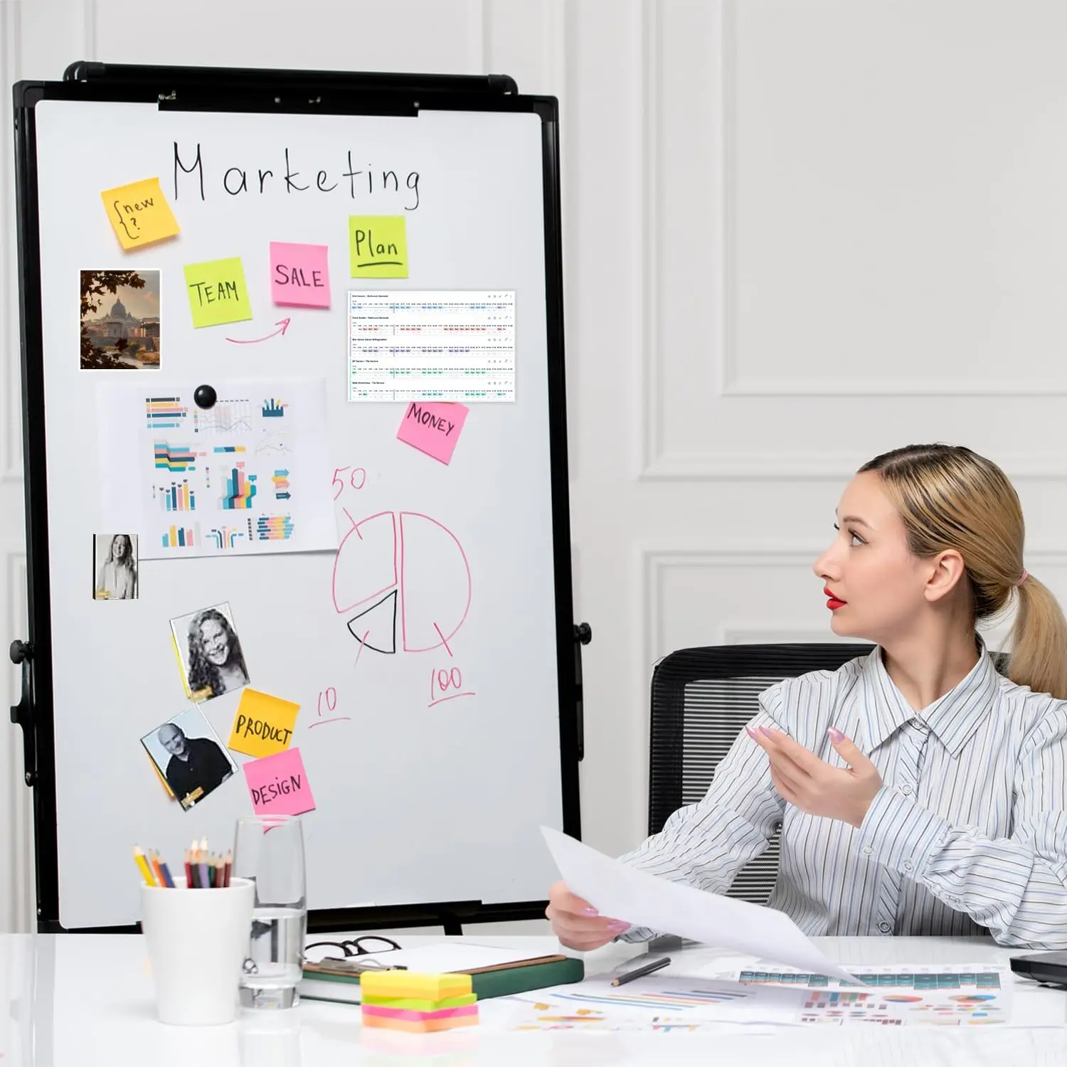 4 x 6 pulgadas 10 PCS Hojas magnéticas imprimibles brillantes Papel fotográfico magnético no adhesivo de 16 mil de espesor para impresoras de inyección de tinta