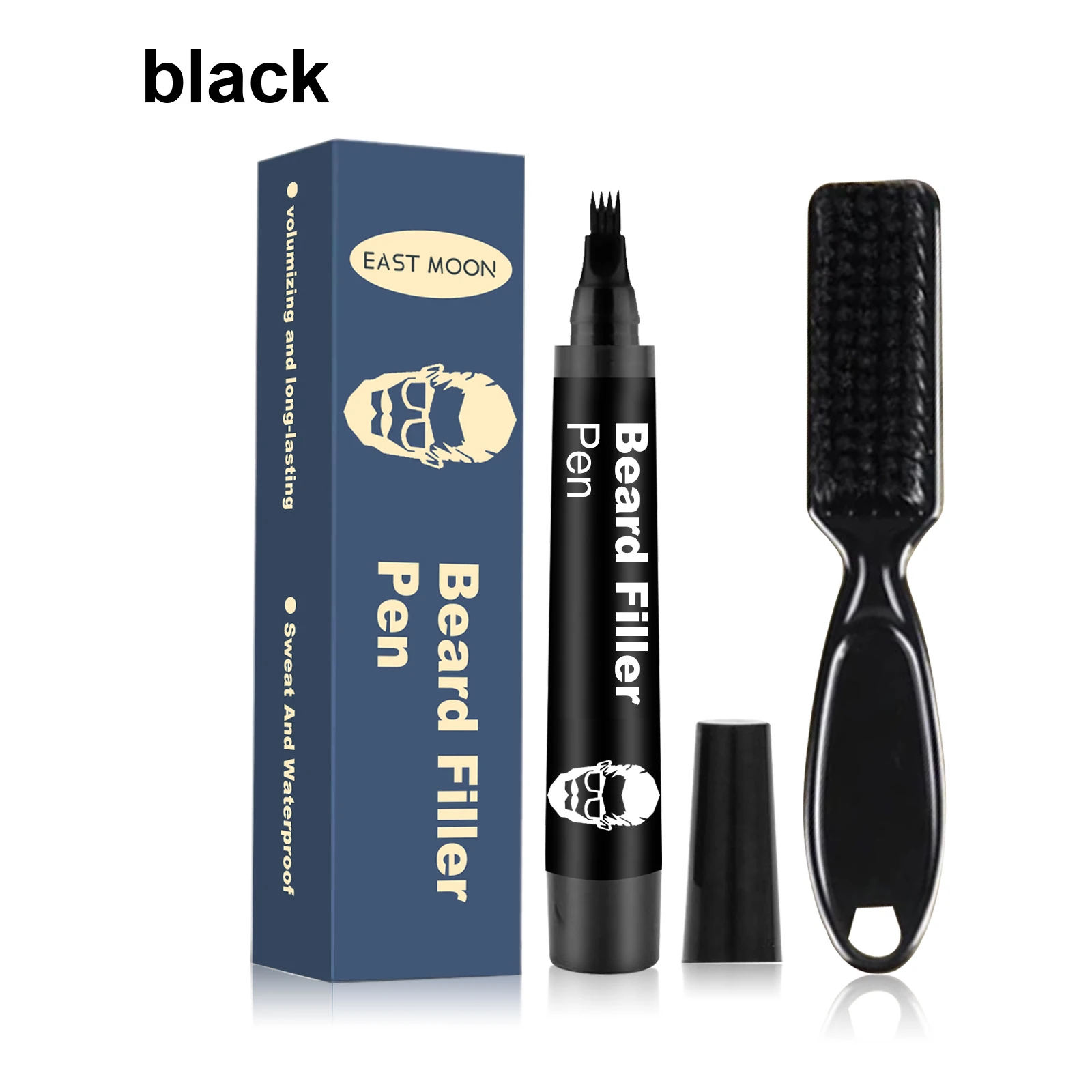 Beard Pen Filler with Brush Kit