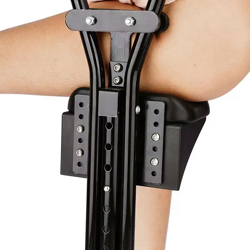 Detachable Leg Rest for Underarm Crutches Leg Knee Support lock for Armpit Crutch Accessories For Disabled Fracture Walking