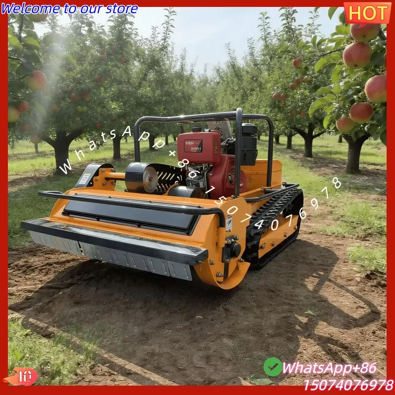 2026 Zero Turn Remote Control Lawn Mower Single Cylinder Air-cooled Euro V Engine Electric Lawn Mower Garden Lawn