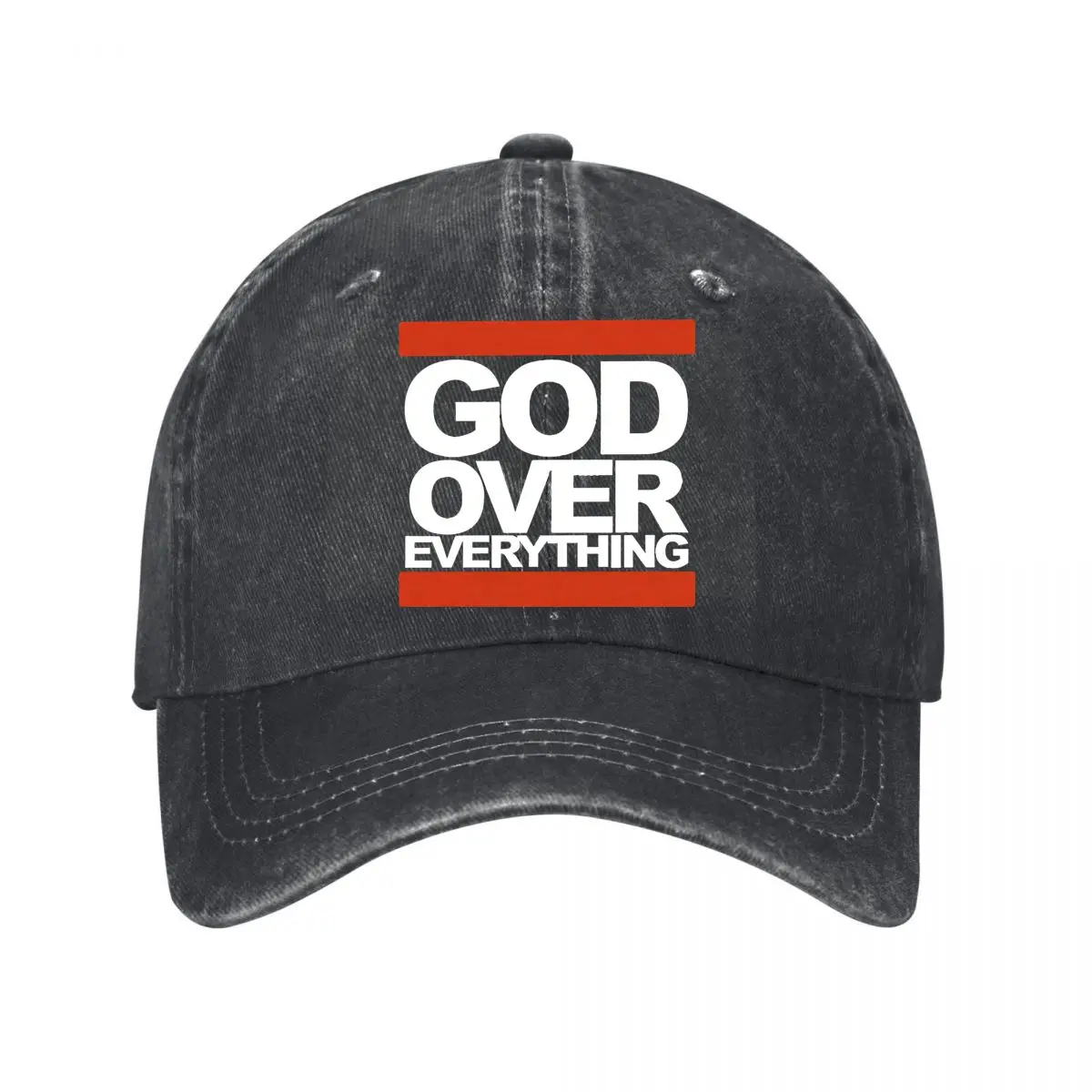 GOD OVER EVERYTHING Baseball Cap 2026 New Vintage Washed Baseball Cap