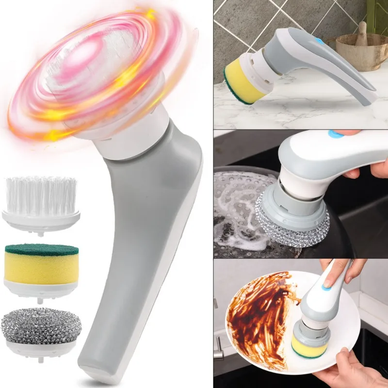 Wireless Electric Cleaning Brush Multi-purpose Housework Kitchen Dishwashing Brush Bathtub Tile Professional Cleaning Accessorie