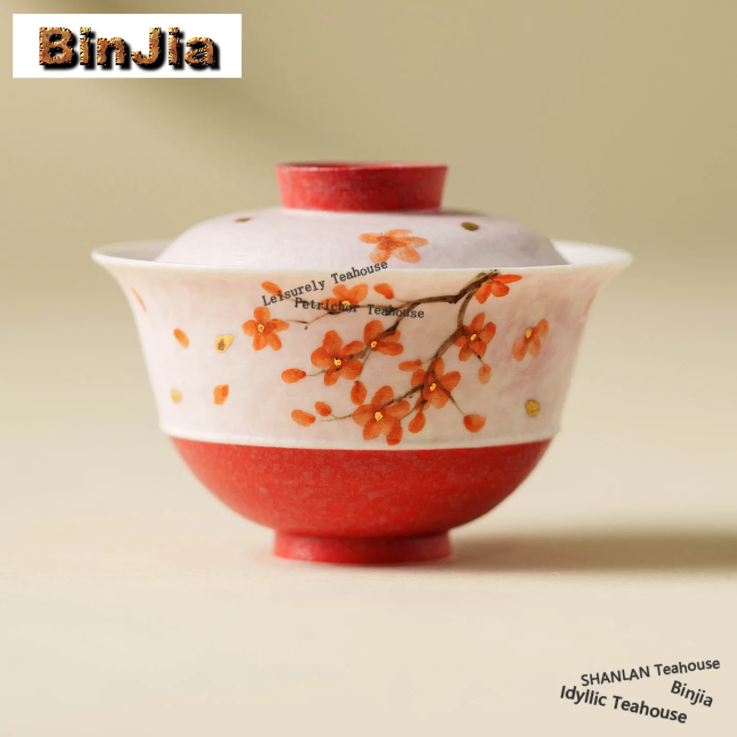 

86 мл ручная роспись с цветком сливы Гайвань, чайная варенья ручной работы, чайная чаша с крышкой, комплект чайника, крышка, чаша, чайные предметы, украшения, ремесло