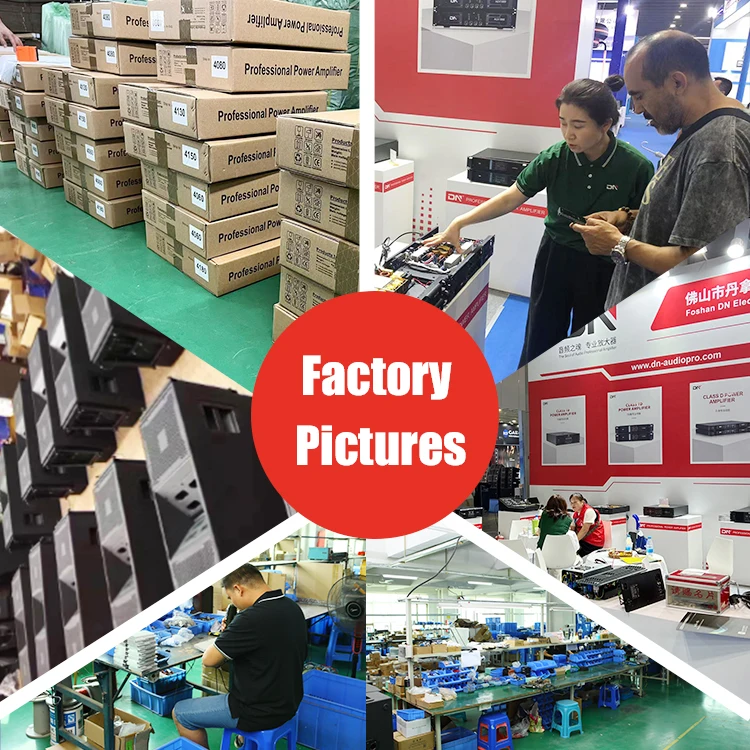 ترقية جديدة من المصنع Amplificador Clase D DN 4100 4 قنوات 1700 وات 2 أوم Amplificador De Sonido Profesional De Audio