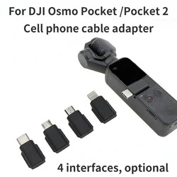 The USB Connector For DJI Osmo Pocket 2 Smartphone Adapter Phone Data Connector Interface Handheld Gimbal Camera Accessories