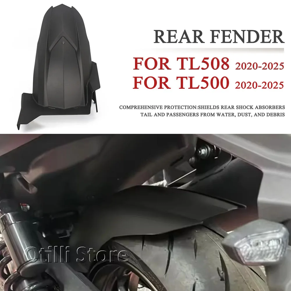 

Motorcycle Rear Fender Extender Mudguard Splash Guard Cover Fits For Sym TL 500 TL500 TL 508 TL508 2020 2021 2022 2023 2024 2025