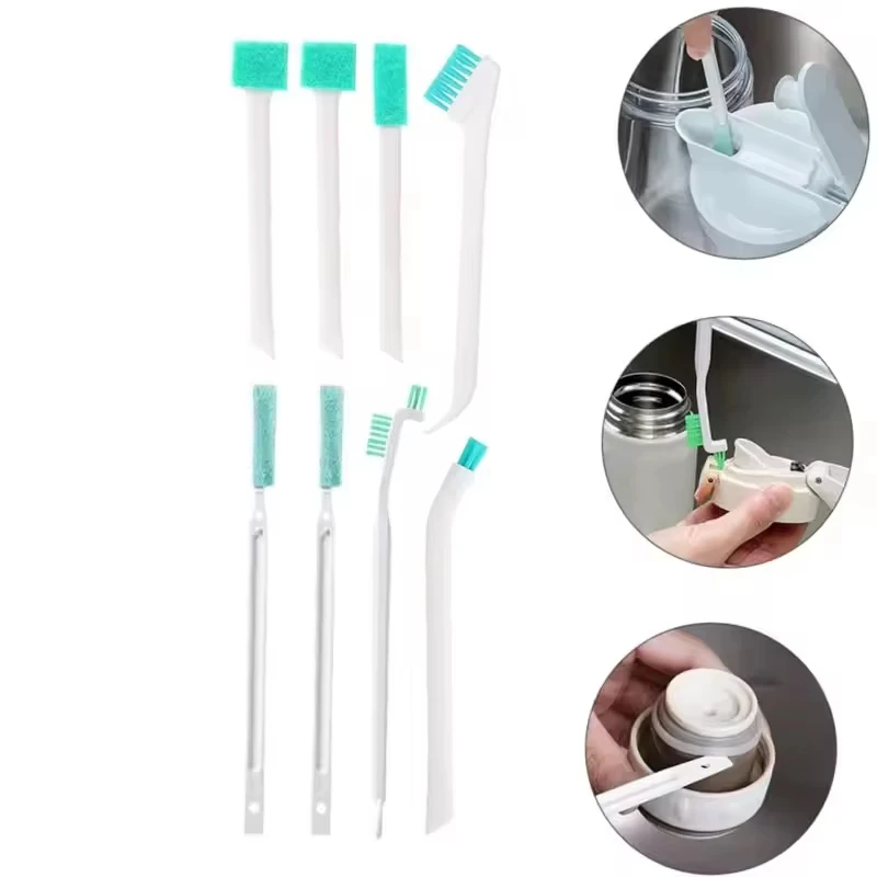 9 Pcs Small Cleaning Brushes Household Cleaning,Crevice Cleaning Tool Set for Window Tracks Groove Humidifier Car Bottle Toilet image 6