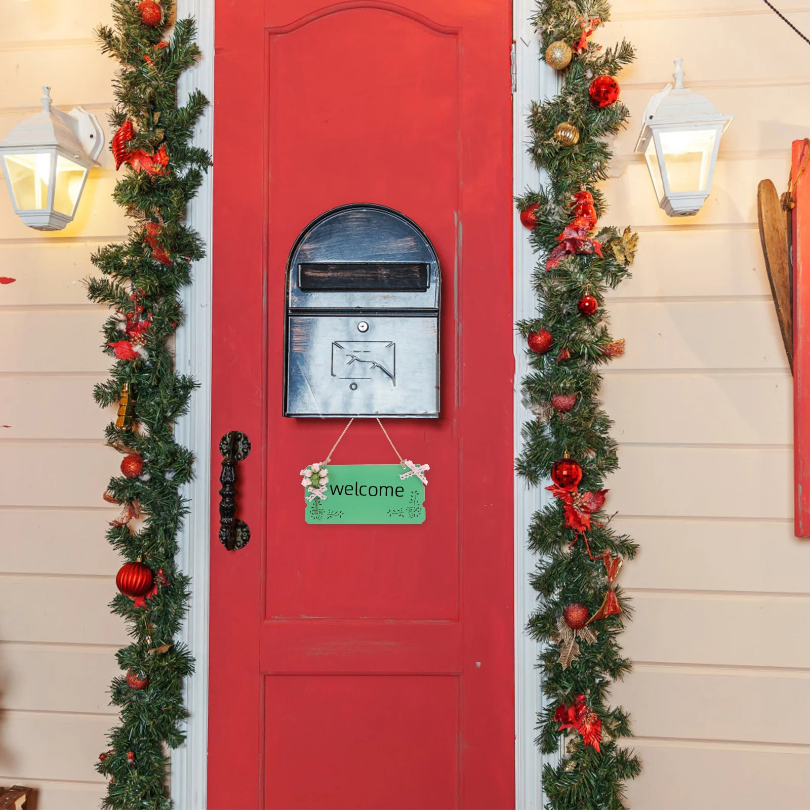 

Blank Double-Sided Wooden Sign Unfinished Rustic Open Closed Wood Board Hanging Door Sign DIY Creative Decoration for Business