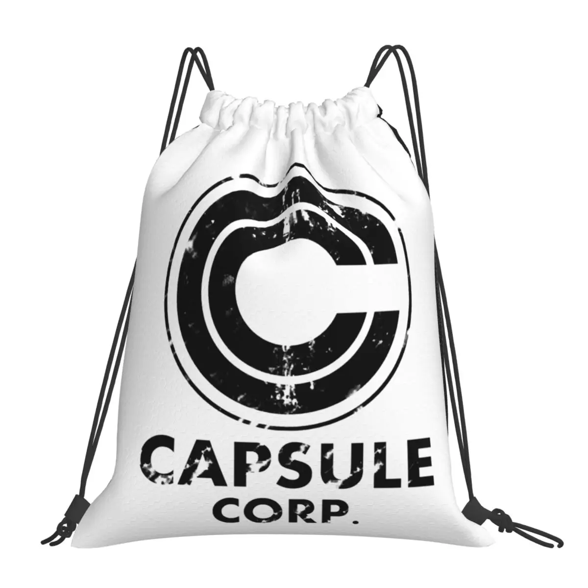 

Капсульные винтажные черные рюкзаки, многофункциональные портативные сумки на шнурке, спортивная сумка, сумки для книг для студентов-путешествий