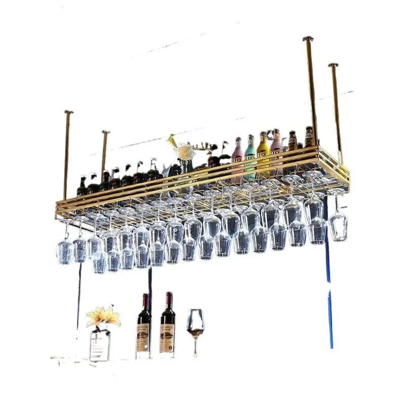 

upside down wine rack