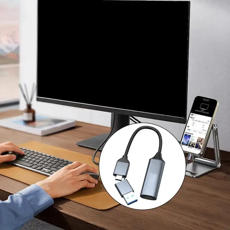 Y88B USB C 4K CARPTION CARPTURE поддерживает 4K Input Идеально подходит для домашнего кинотеатра