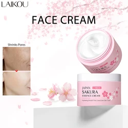LAIKOU Sakura Essence Cream Moisturizing Face Cream Nourish Skin Improving Dryness Face Brightening Cream Original Skin Care 25g