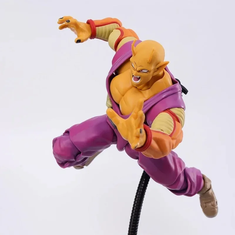 In Stock Original Bandai Dragon Ball SUPER SHF ORANGE PICCOLO Anime Action Figure Model Fighter Finished Model Toy Gift for Kid