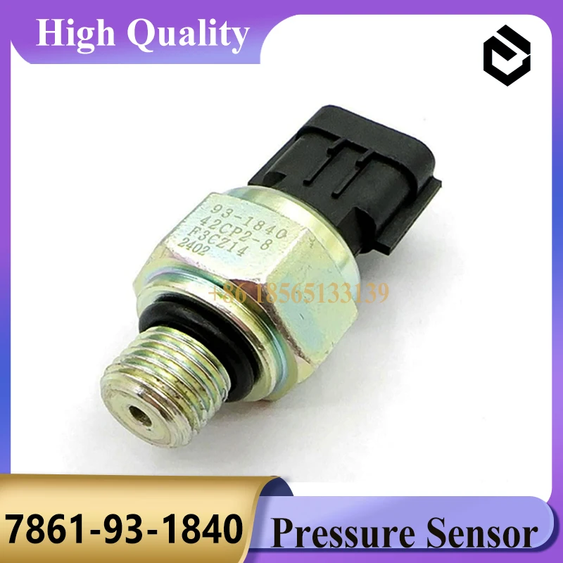 Engine 6D108 7861-93-1840 7861931840 Low Pressure Sensor for Excavator PC200-8 PC220-8 PC300-6 PC350-6 PC360-6