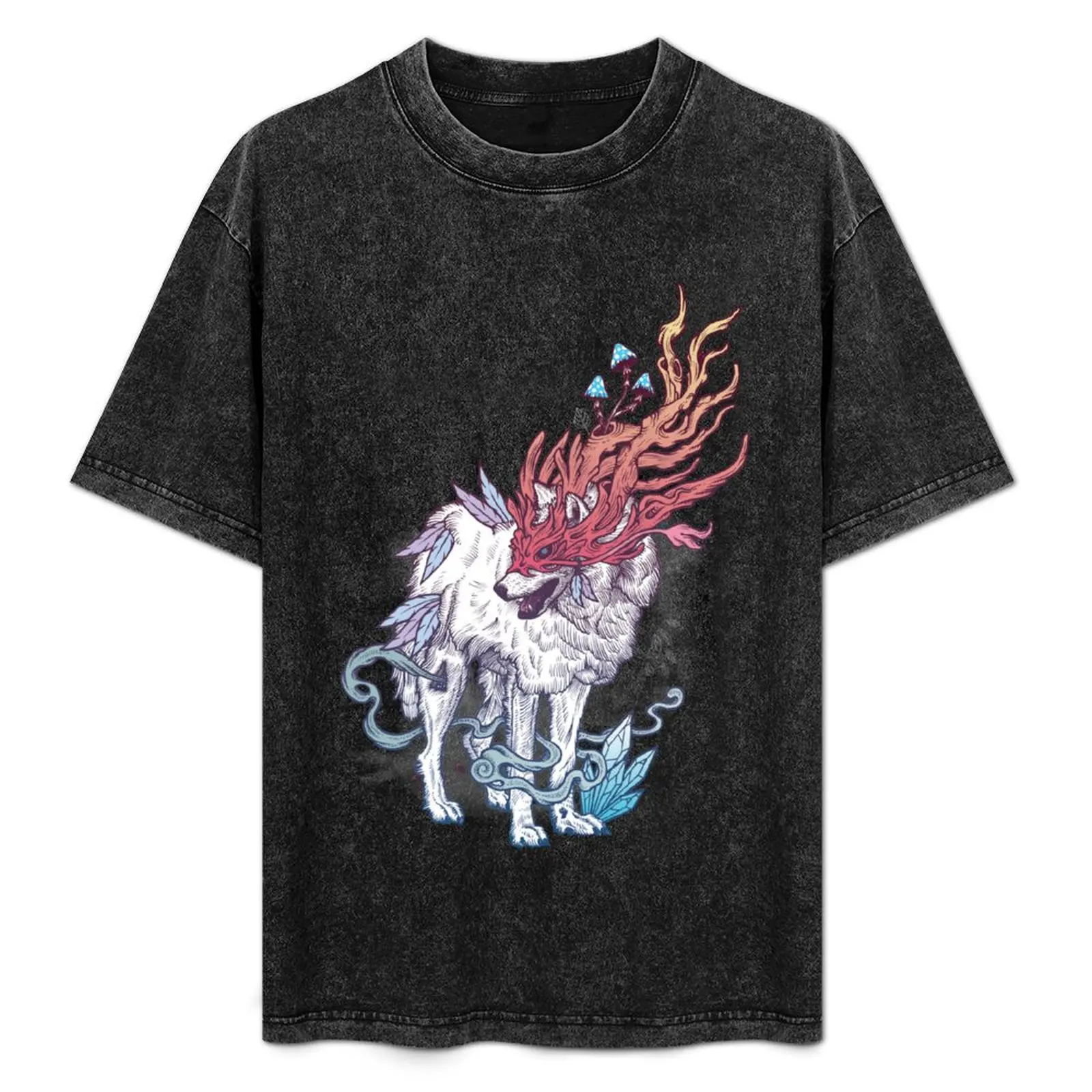 

Spirit Animal - Wolf T-Shirt Anti-Wrinkle Short Sleeve T-Shirt