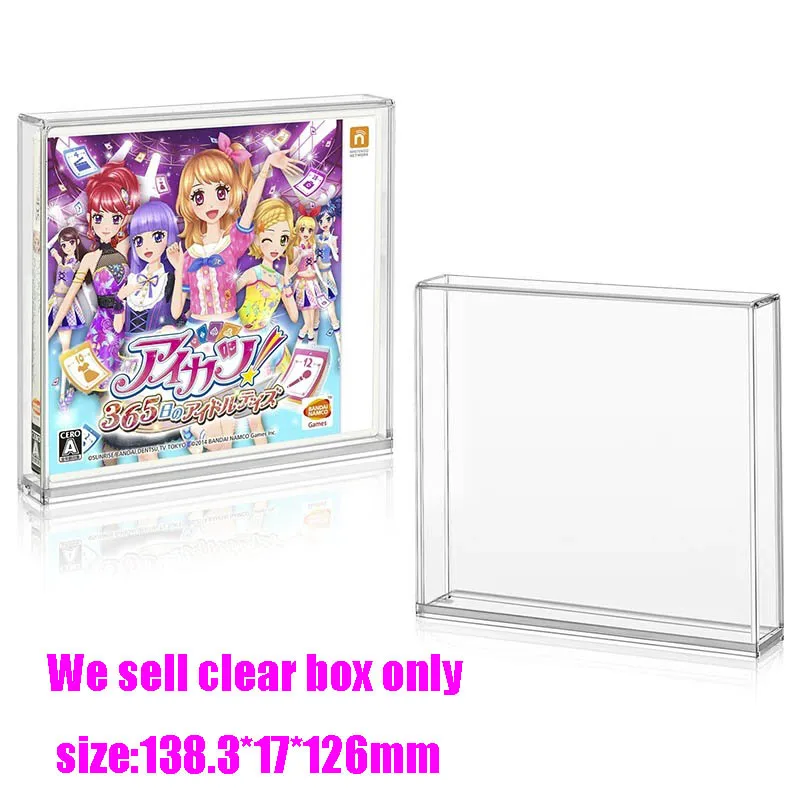 For PTCG | Transparent Protective Case - Dustproof Storage Box for US Version ME Ascended Heroes Booster Bundle Dragonite M Boos
