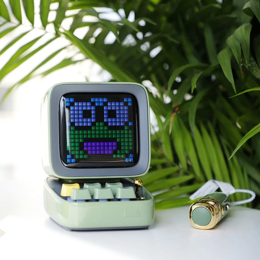 Divoom Ditoo-Mic Pixel Bluetooth Wireless Speaker Retro Mechanical ...