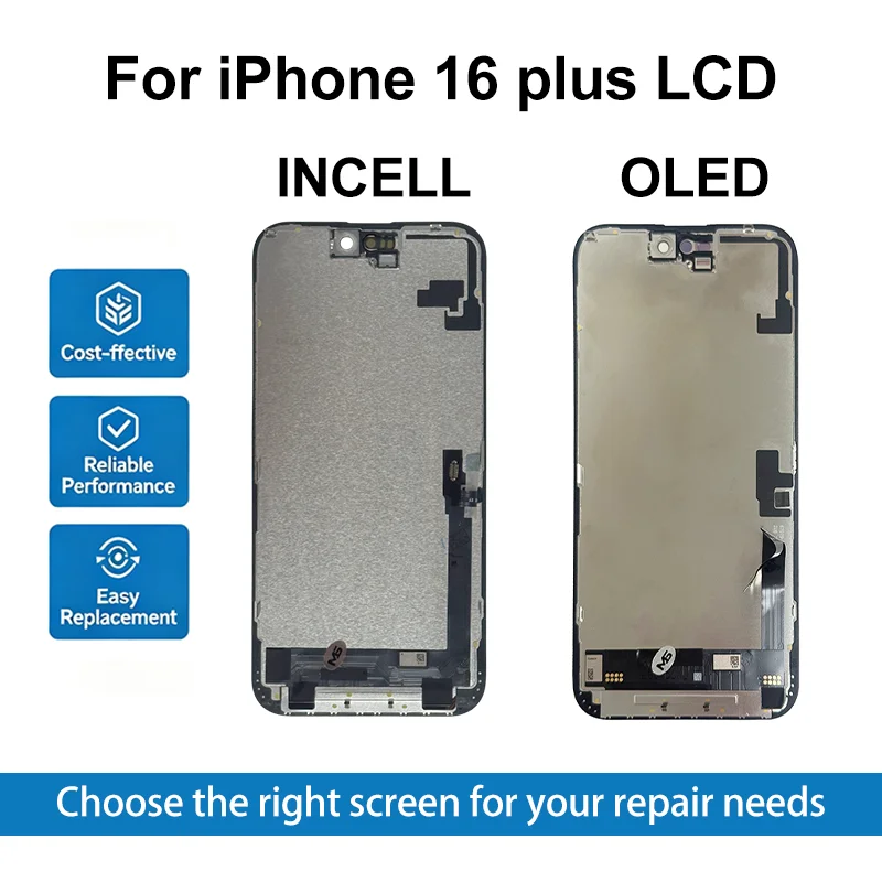 OLED para iPhone 16 LCD 16 Plus pantalla táctil digitalizador ensamblado, para iPhone 16 Pro LCD 16 Pro Max LCD INCELL repuesto 3