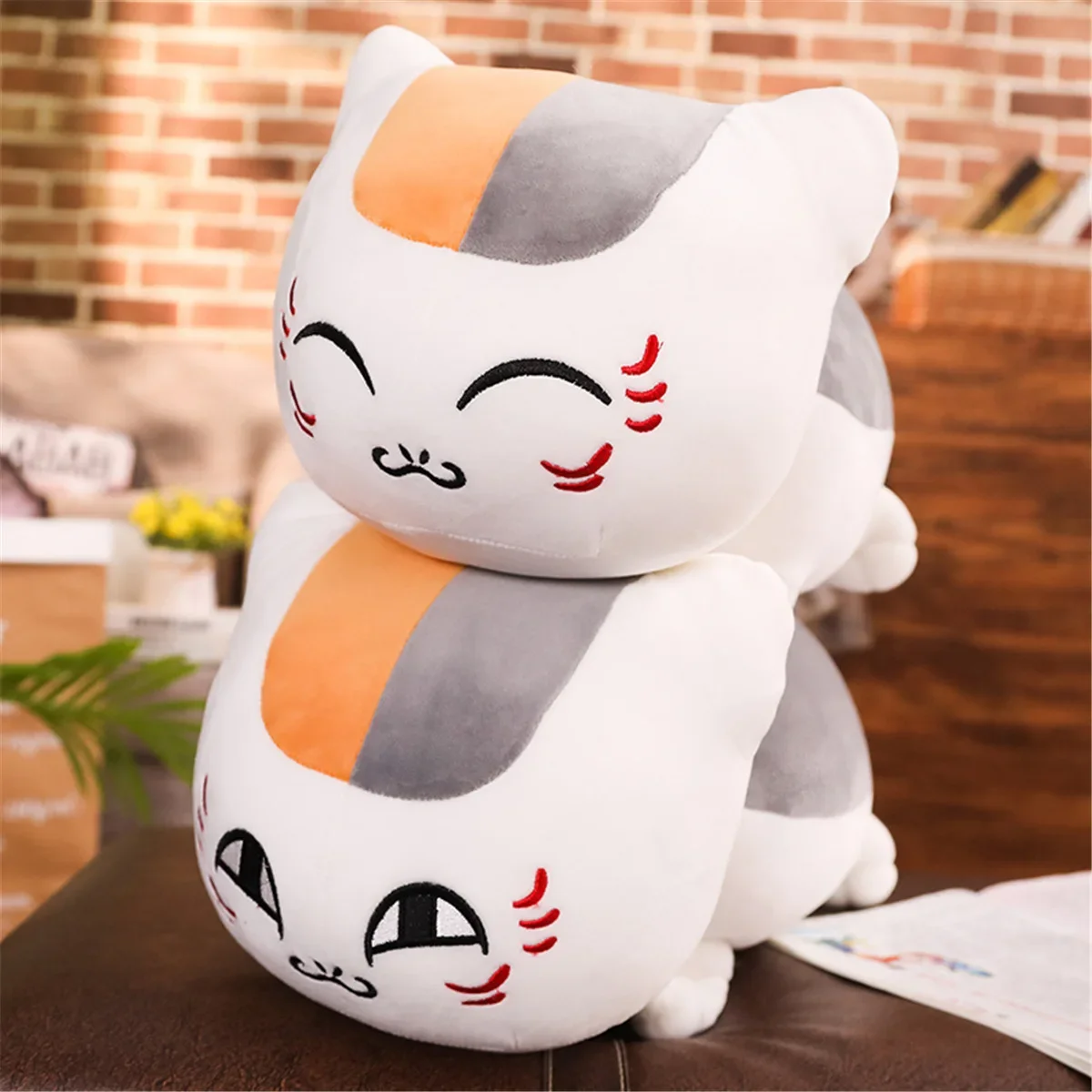 20cm Natsume Yuujinchou Plush Toys Hobby Collectibles Japanese Anime Nyanko Sensei Cat Action Figure Model Doll Toys Gift