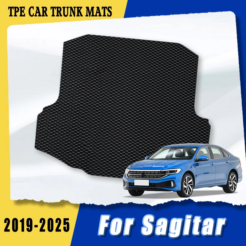 

Коврики в багажник автомобиля с шарикоподшипником TPE для Volkswagen Sagitar 2025 2024 2023 2022 2021 2020 2019, ковры, аксессуары для салона автомобиля
