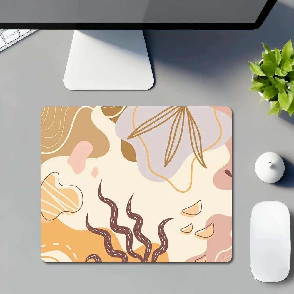 

Mousepad small size, anti-slip, computer, office and home, fresh and clean pattern, comfortable, anti-slip rubber base, washable