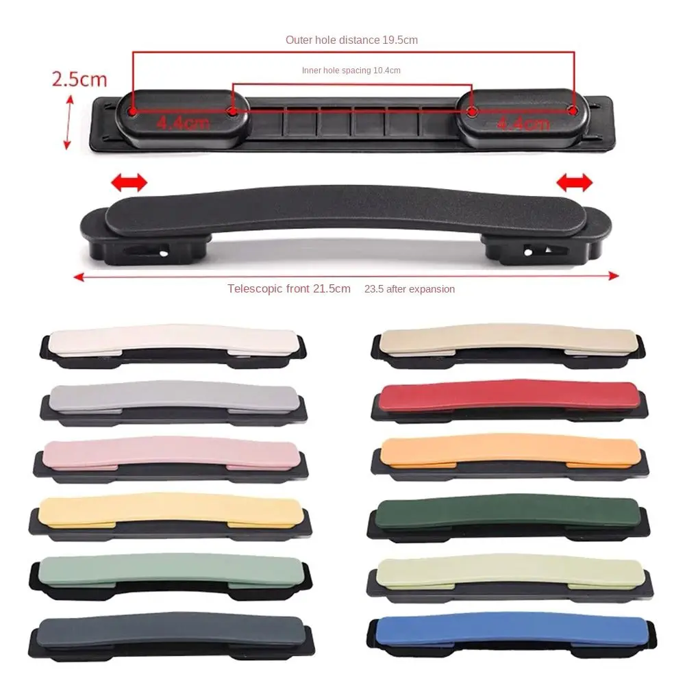 Universal Multi Colored Luggage Handle Plastic Universal Pull Rod Replacement Portable Luggage Accessories Suitcase