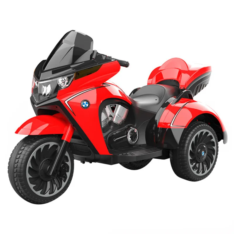 新型子供用電動バイク 3歳～12歳向け 耐荷重50kg ダブルキッズ三輪車