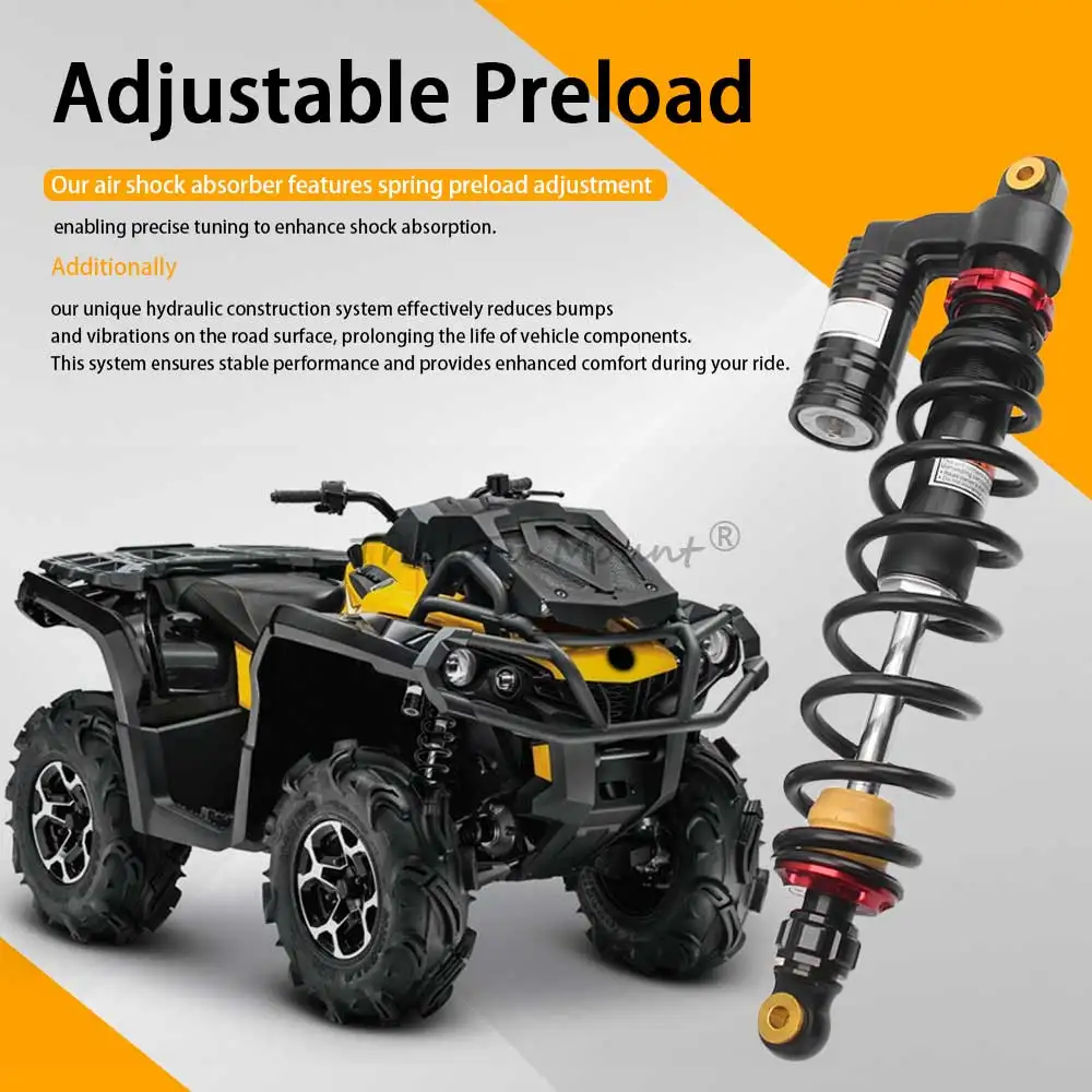 470 مللي متر ATV قابل للتعديل الجبهة تعليق المثبط الهواء امتصاص الصدمات ل Can Am أوتلاندر 650 800R STD XT XT-P 2010-2012 # 706201110 #3