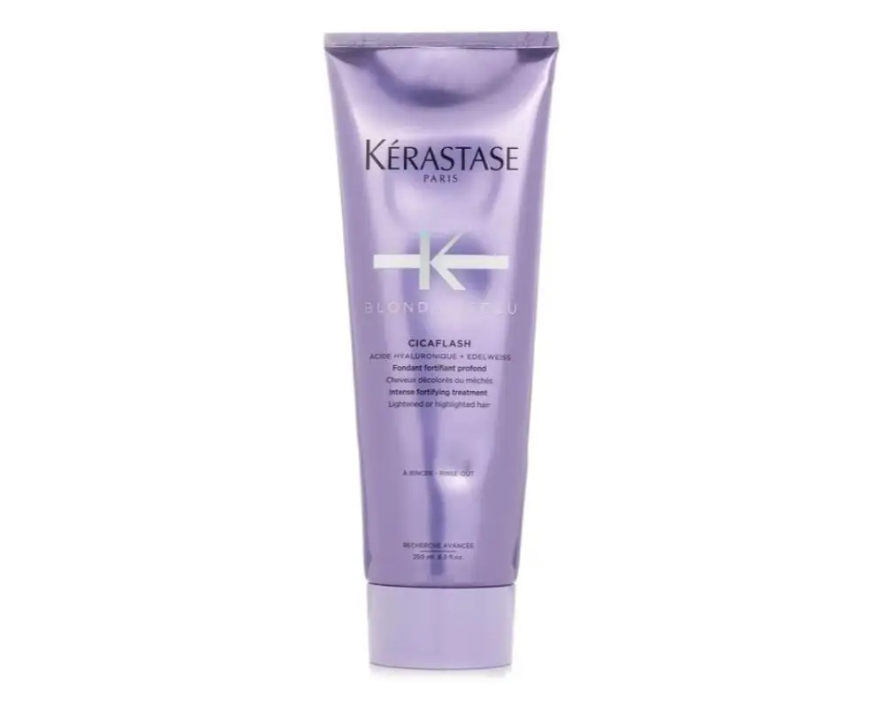Kerastase Blond Absolu Cicaflash Intense Fortifying Treatment 250ml/7.5oz , Original Hair Conditioner, Hair Care Treatment