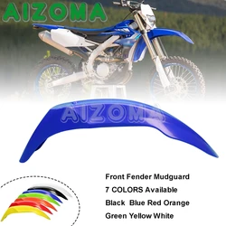 Blue Motocross Front Fender Racing Mudguard Cover Guard for Honda Kawasaki Yamaha WR YZ TTR WRF 125 250 450 426 500 Universal