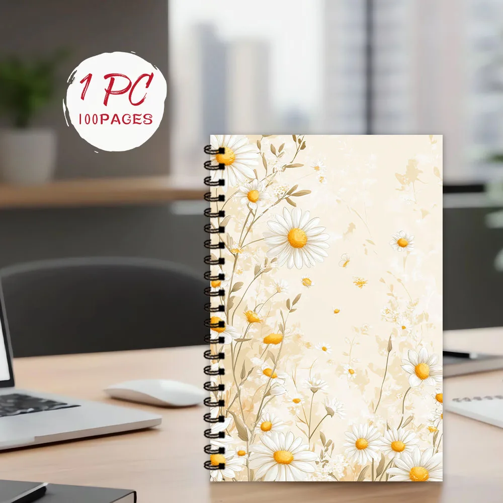 Notizbuch „Little Daisy“, Tagebuch, unlinierte Seiten, ideales Geschenk zum Notieren, inspirierend für Männer und Frauen, perfekt für Studenten