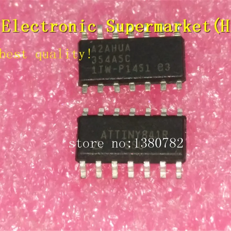 Free Shipping 5pcs-100pcs ATTINY841-SSU SOP-14 IC In stock!