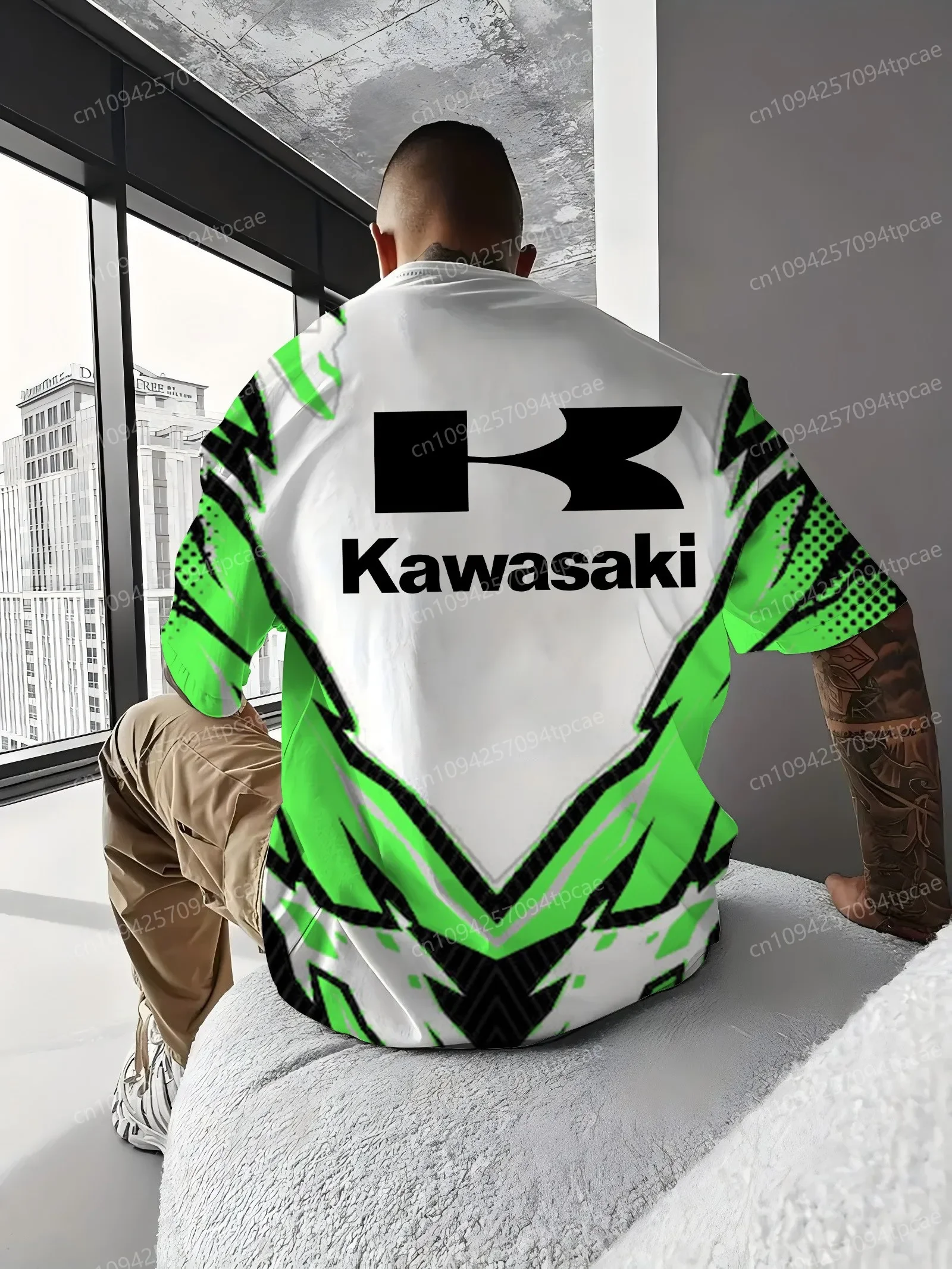 

Kawasaki Adventure - Men's Fashion T-Shirt, High-Quality Menswear, Plus Size T-Shirt, Motorcycle T-Shirt, 2026 Streetwear