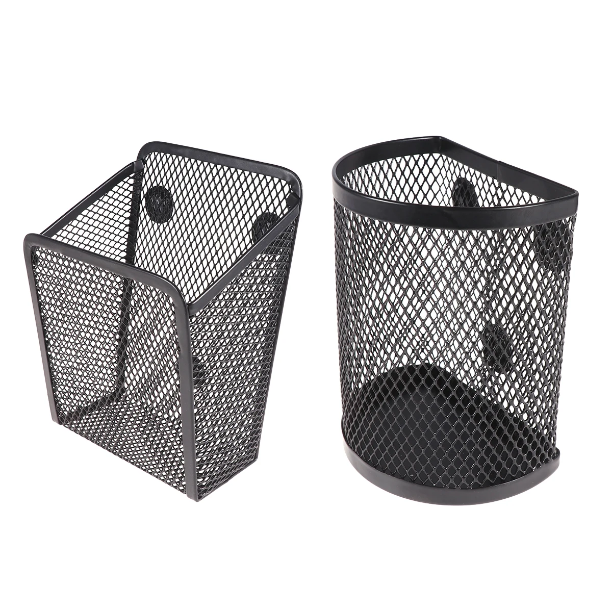 

Stylish Metal Pen Holder Magnetic Iron Net Desktop Organizer For School Supplies And
