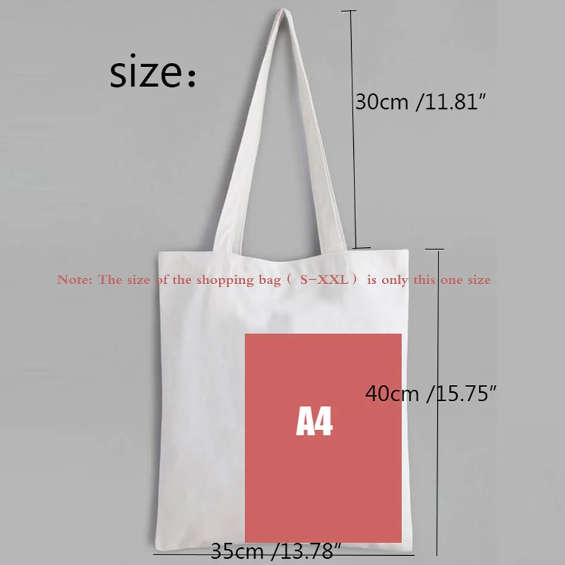 Canvas Bag Aloha Summer Women Travel Vacation Totebag Reusable Seaside Life Cute Bag Reusable Funny Shopping Bags L