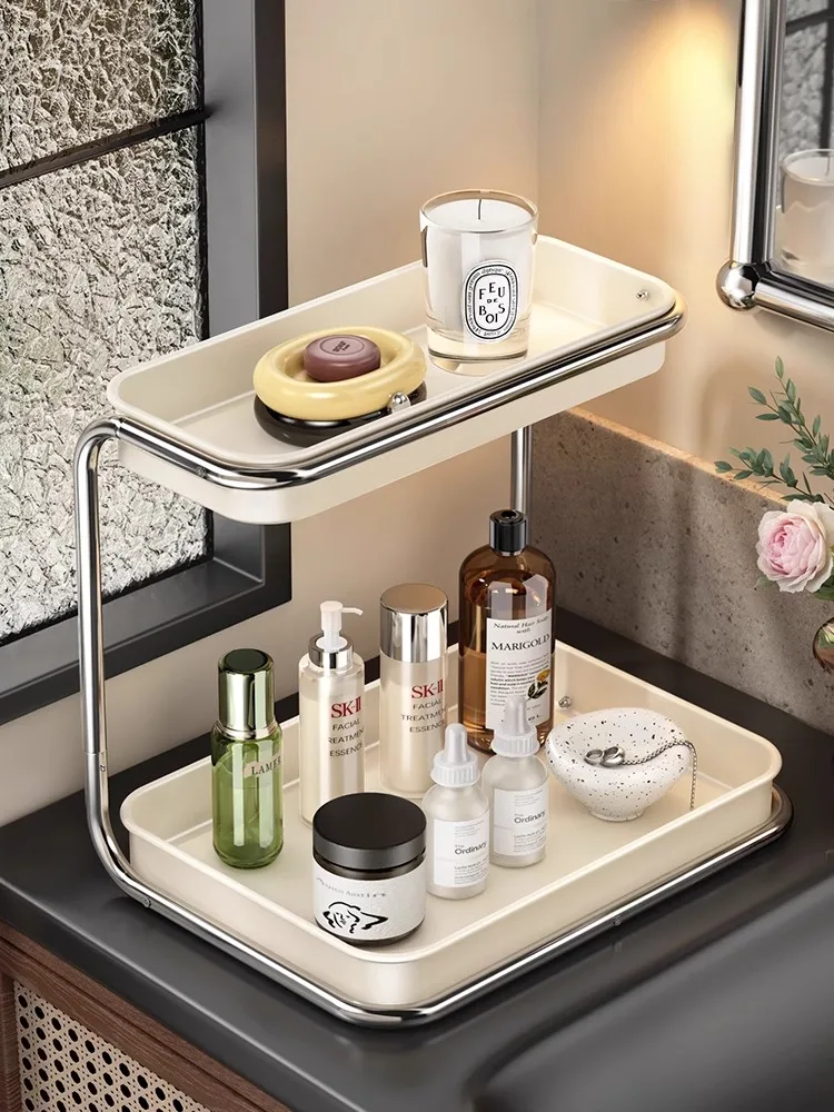 

Двухуровневая подставка для чашек, настольный органайзер для стаканов, поднос для обеденного стола, подставка для чайных чашек, дренажная подставка-органайзер для чашек