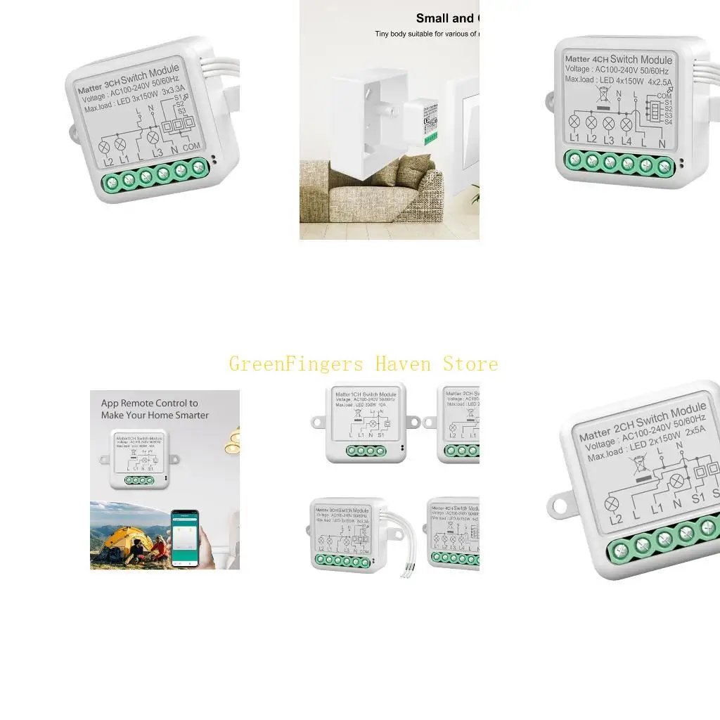 

F68D Multifunction WiFi ABS Switches User Friendly Switches for Automates Home Light