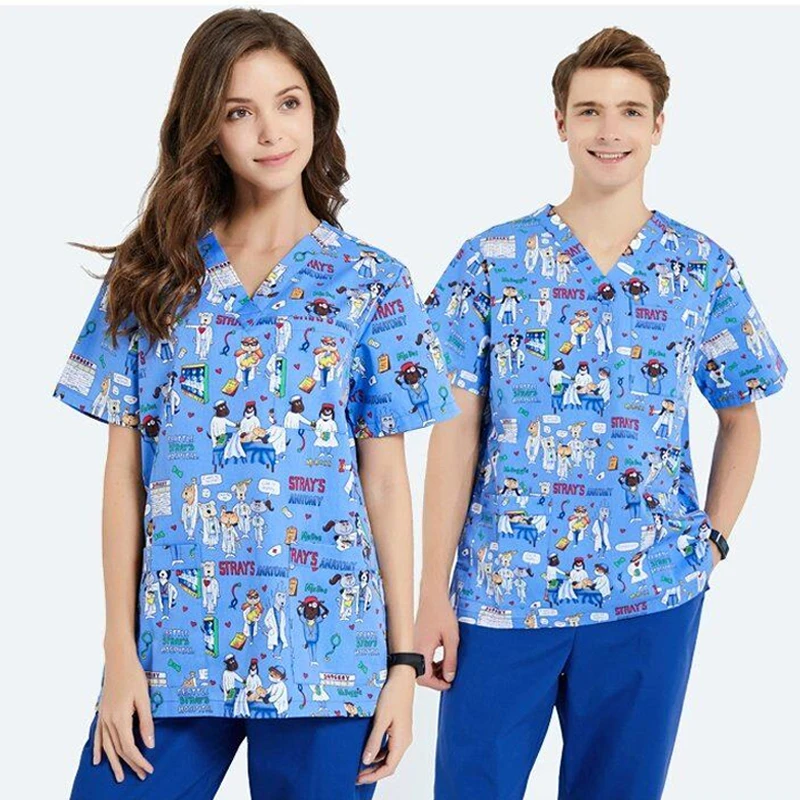 Scrubs Nursing Workwear Women  - Medical Lab Gown 评论和价格