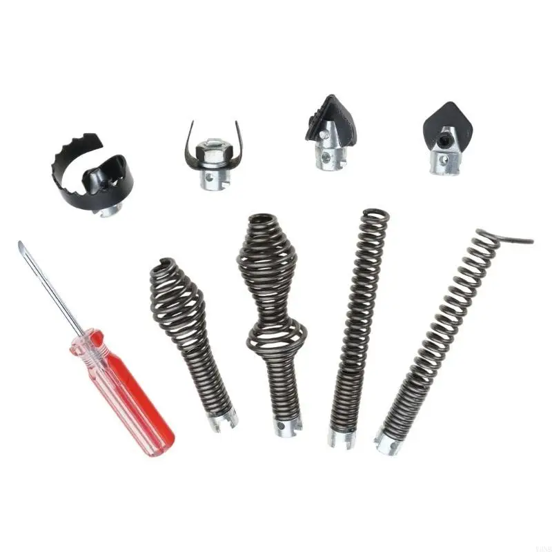

Y3NB 16mm Sewer Cleaner Drain Cleaner Head Tool Set for Kitchen Bathroom Clog Removal