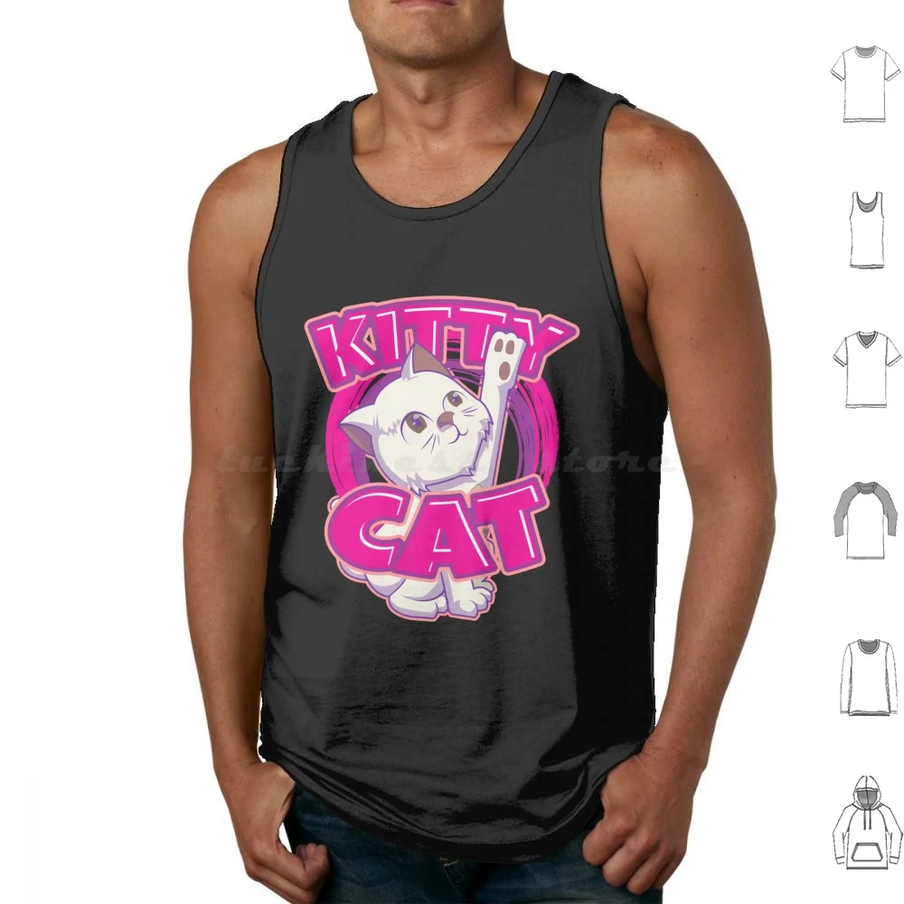 Kitty Cat Little Kitten Paw Abdl Tank Tops Vest Sleeveless Abdl Pride Adult Baby Diaper Furry Babyfur Lilfur Diaperfur