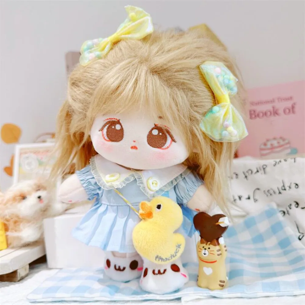 

1 set Kindergarten Dress 20cm Cotton Doll Clothes DIY Clothing Outfit Star Doll Clothes Suit Mini Dress Up