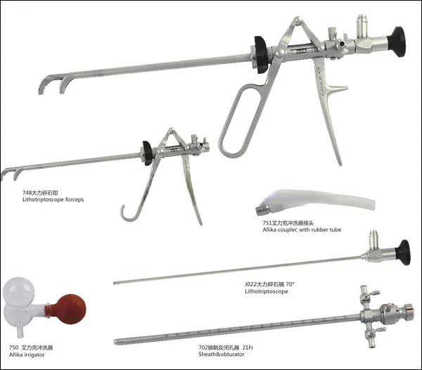 

Набор литотриптоскопических инструментов для урологической хирургии
