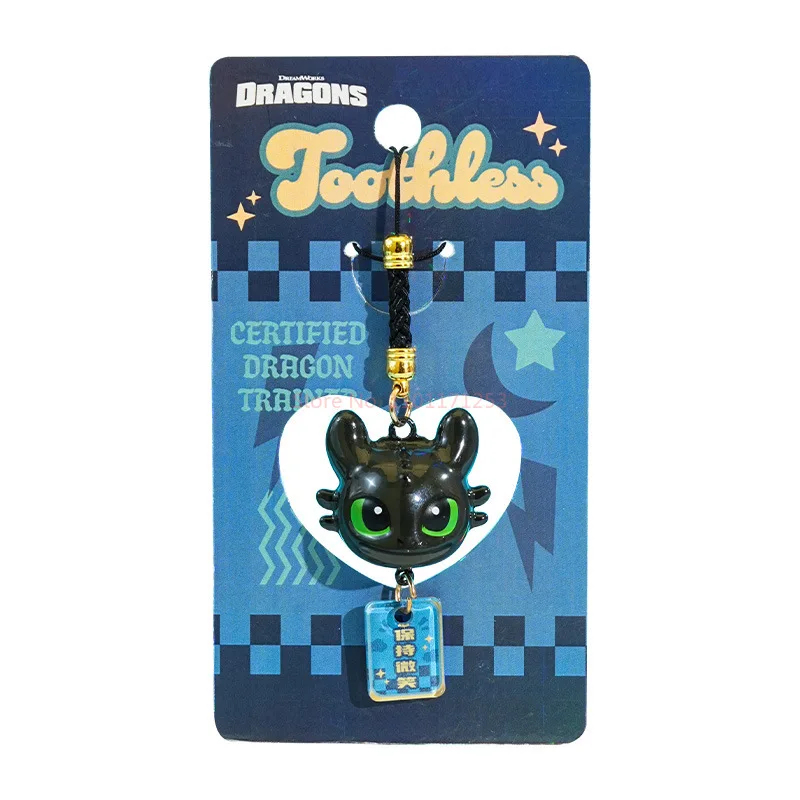 Tandeloze jongen sleutelhanger Cartoon Kawaii Dragon Taming Master Tandeloze jongen watergeluid bel sleutelhanger telefoon ketting tas hanger