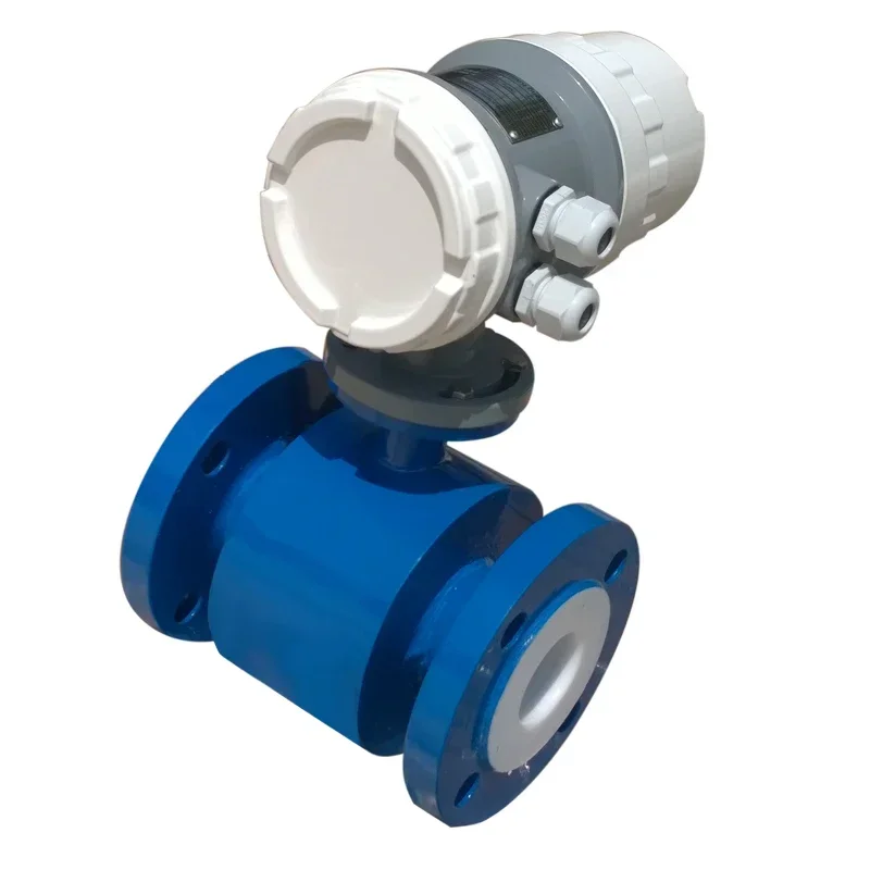 Flange Clamp Electromagnetic Flowmeter, Liquid Flow Measuring Device for Multiple Conductive Media