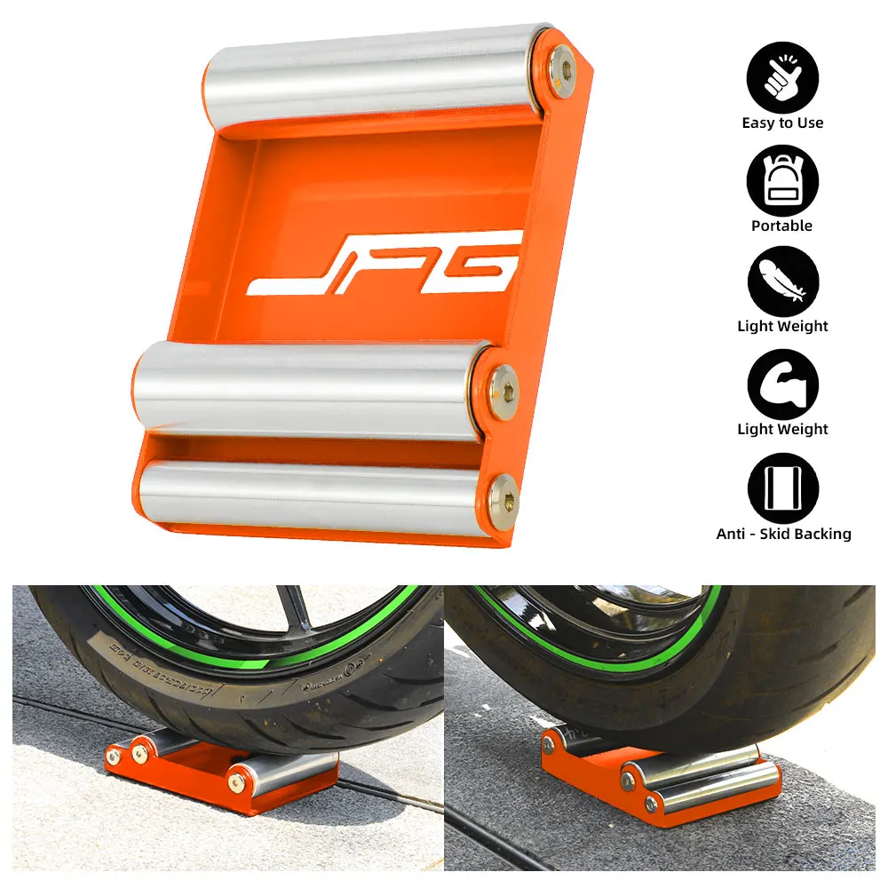 

Motorcycles Stands Chain Clean Roller Ramp Portable Universal Wheel Cleaning Bracket Clean Tool Universal For KTM Dirt Pit Bike