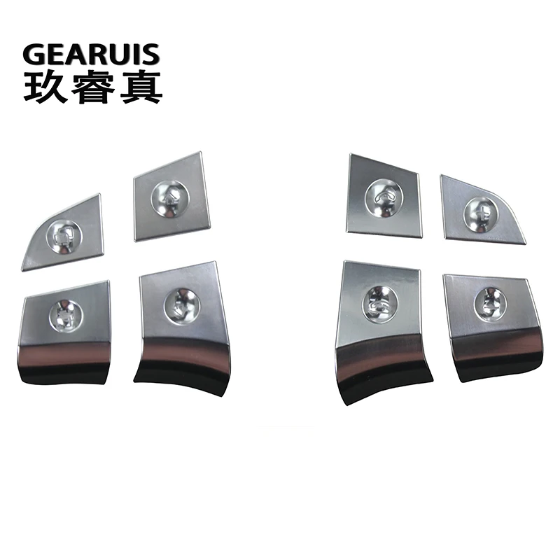 For Mercedes Benz W251 R Class 2006-2009 Car Steering Wheel Button switch panel Frame decoration Cover Interior Auto Accessories