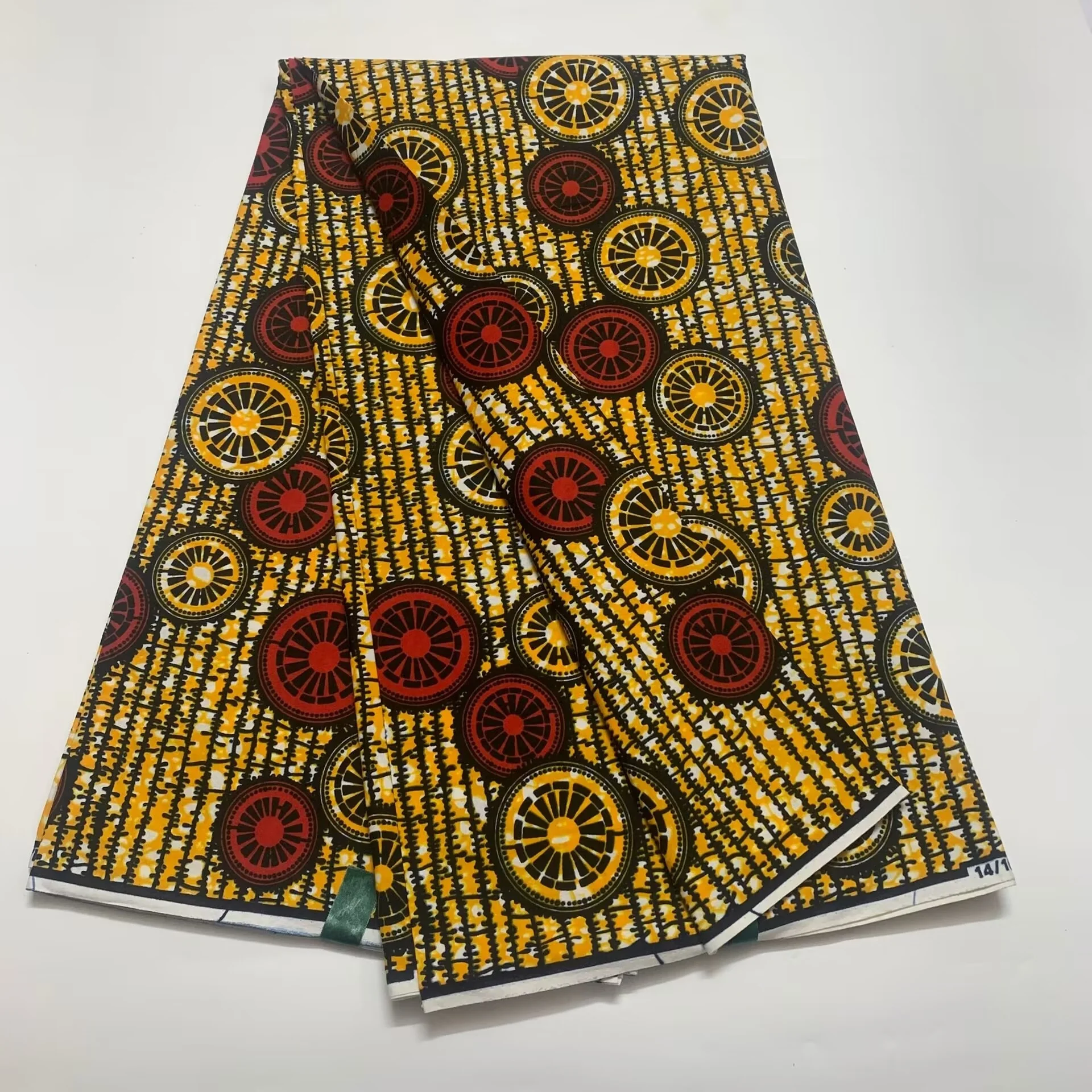 Imagem -04 - Nova Chegada Venda Quente Cera Africano Tecido Original Material de Algodão Nigeriano Ankara Bloco Imprime Batik Alta Qualidade Pano de Costura