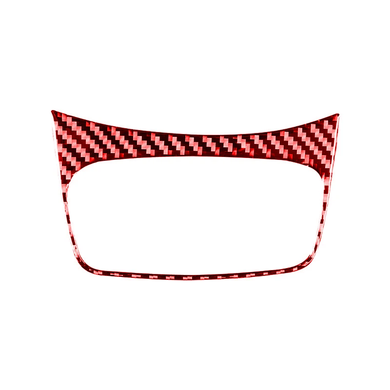 For Nissan Sentra 2016-2019 Accessories Carbon Fiber Auto Interior Front Central Control Storage Box Frame Decoration Sticker