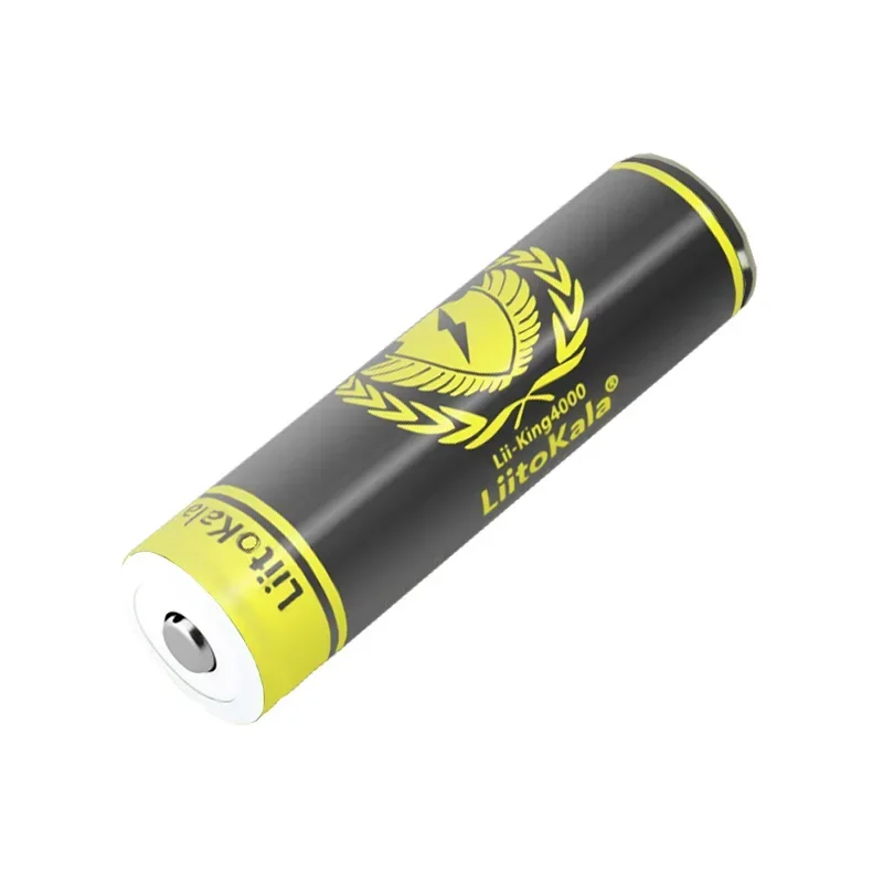 16pcs LiitoKala KING4000 with PCB 18650 rechargeable battery 4000mAh high capacity 3.7V pointed light flashlight battery