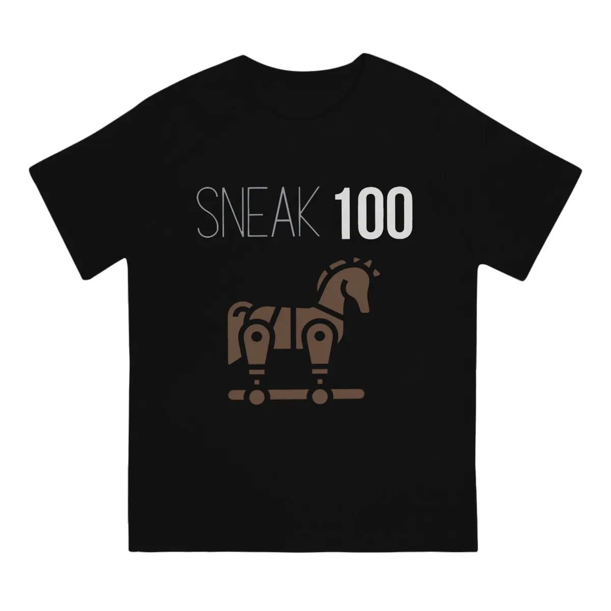 Trojan Horse Polyester TShirts Sneak 100 Distinctive Homme T Shirt Funny Clothing